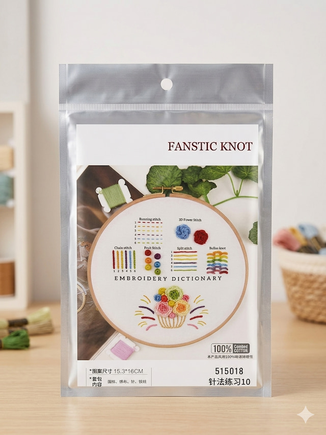 DIY Embroidery Kit Beginner Embroidery Starter Kit