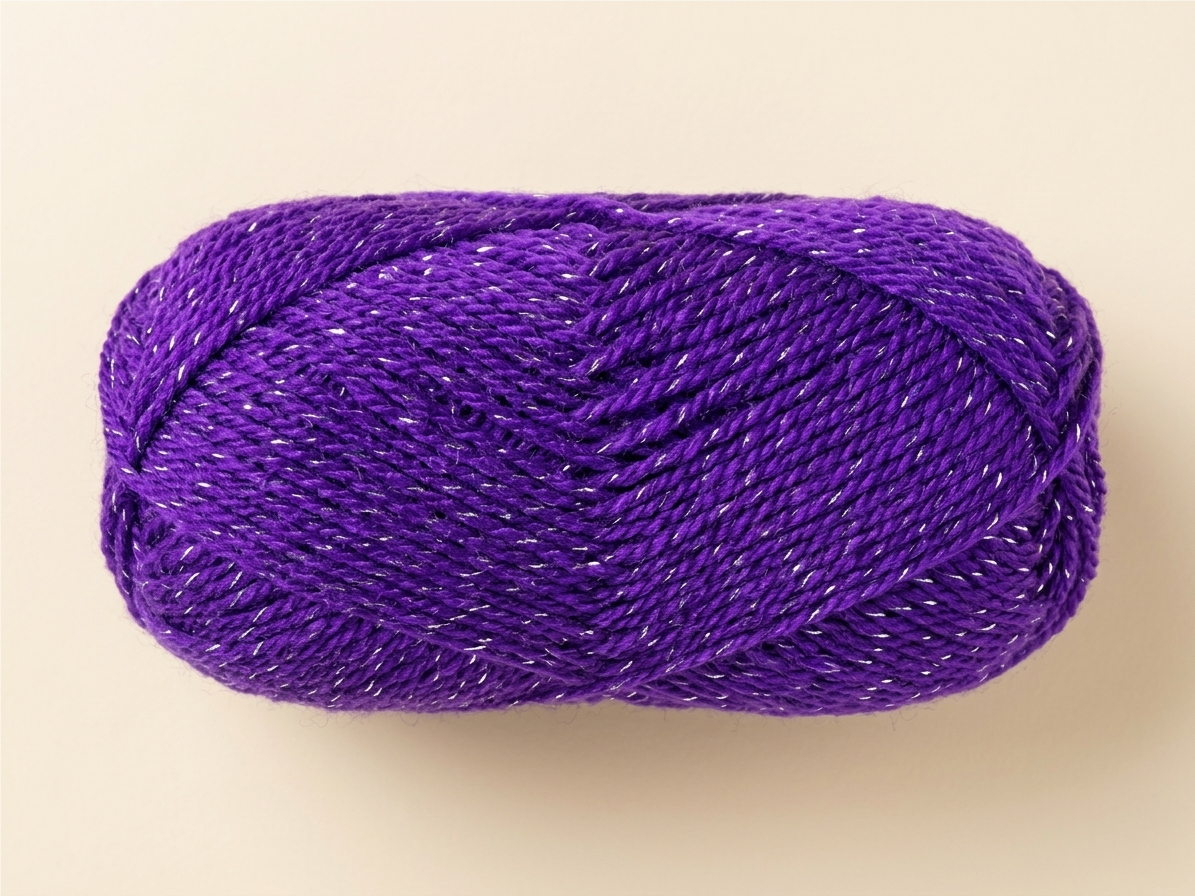 Space Dyed & Solid Acrylic Blend Yarn Soft Sparkle Craft Yarn for Knitting